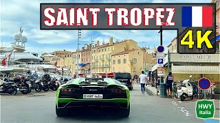 4K  FRENCH RIVIERA  SainteMaxime to Saint Tropez  REAL TIME [upl. by Swetiana]