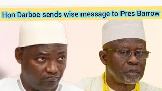 Honourable Ousainou Darboe gives fatherly advice to President Adama Barrow [upl. by Hiltan]