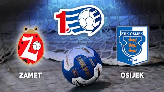 Zamet vs Osijek  8 kolo  1 HRL Žene [upl. by Llenyt]