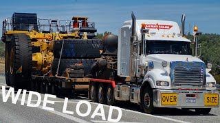 Oversize Load on Great Eastern Highway  Wooroloo WA  Feb 2022 [upl. by Minetta]