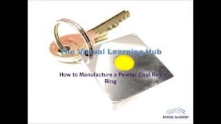 How to Manufacture a Pewter Casting Keyring Part 5 [upl. by Carlock955]