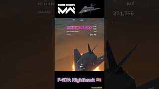 F117A Nighthawk damage test  Battlepass SF  Modern Warships modernwarships warships gaming [upl. by Phio354]