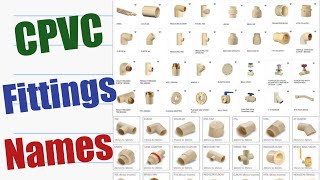 Names of Plumbing work CPVC Fittings  Plumbing Material Vocabulary  CPVC Fittings  Build Dunia [upl. by Ulu545]