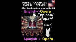 ✅ Perfect cognates ENGLISH  SPANISH Part 45 howtopronounce [upl. by Sholley]