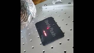 30W Fiber Laser on Slate [upl. by Setsero32]