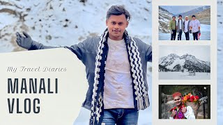 Atal Tunnel Manali Travel Vlog  Manali in January [upl. by Ahsiemak]