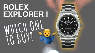 Which ROLEX EXPLORER 1 to choose [upl. by Elladine]