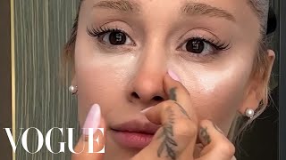 Ariana Grandes Button Nose Makeup Trick [upl. by Tamarra]