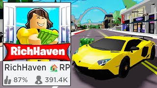 I Created FAKE BROOKHAVEN GAME RichHaven [upl. by Ahsinrat]