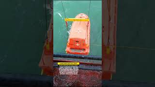 Abandon Ship Drill amp Successful Launching Of Free Fall Boat [upl. by Cassandry]