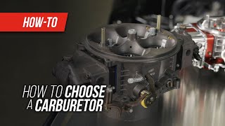 How To Choose A Carburetor [upl. by Maurine]