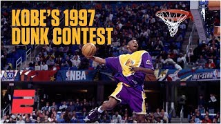 Kobe Bryant wins 1997 NBA Slam Dunk Contest as a rookie  NBA Highlights [upl. by Dnalyar]