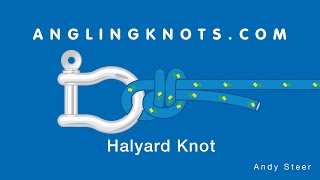 How To Tie The Halyard Knot [upl. by Marolda]