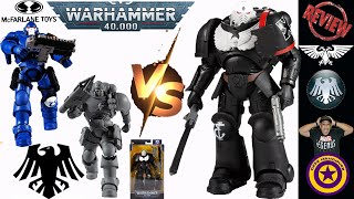 McFarlane Toys Warhammer 40K Raven Guard Veteran Sergeant Action Figure Unboxing and Review [upl. by Farl]