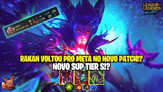 Graças ao NOVO META o RAKAN TÁ FORTE D  Rakan Wild Rift Gameplay [upl. by Nnahgiel]