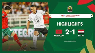 Morocco 🆚 Egypt  Highlights  TotalEnergiesAFCONU23  Final [upl. by Badger]