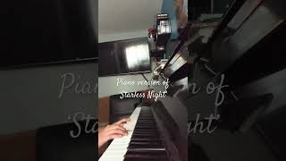 Piano version by of ‘Starless Night’ music Nikeair18 piano song [upl. by Anyel]