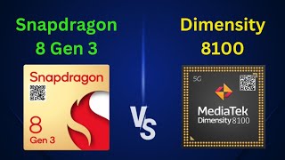 Snapdragon 8 Gen 3 vs Dimencity 8100 💥 thetechnicalgyan Dimensity 8100 vs 8 Gen 3 [upl. by Ycnaf597]