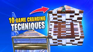 10 GAME CHANGING Building amp Editing Techniques You MUST KNOW [upl. by Ynatil338]