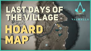 Last Days of the Village Hoard Map Treasure Location Ulster  Assassins Creed Valhalla [upl. by Ylrae]