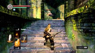 Dark Souls Pyromancer Walkthrough Part 4Undead Burg [upl. by Leahcin]