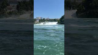 Rhine Falls Switzerland 🇨🇭 Largest Waterfall in Europe 2024rhinefalls travel geneva shorts [upl. by Nnyltiac877]