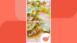 Red shrimp carpaccio recipe ⭐️ [upl. by Leasia]