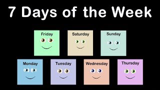 Days of the Week Song 7 Days of the Week Song [upl. by Ransome]