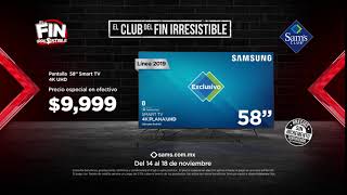 Pantalla Samsung 58quot  Fin Irresistible Sams Club [upl. by Vasily]