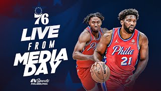 Sixers Media Day Live  Monday at 1030 am [upl. by Atinek]