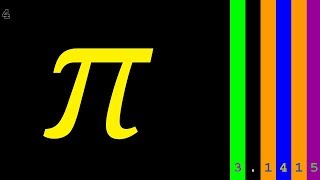 100000 Digits of PI with Colors [upl. by Zabrine792]