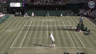 Nick Kyrgios Jumping Forehand With Sick Beat Drop [upl. by Yentroc]