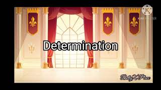 Determination lyrics [upl. by Kcirddet]