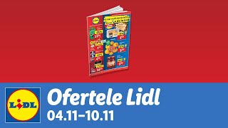 Ofertele saptamanii la Lidl • 4  10 Noiembrie 2024 [upl. by Essirahc]