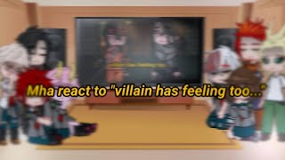 Mha react to quotVillain has feeling tooquotvillain Deku😈Angst😥MHABNHA✨ [upl. by Salamone615]