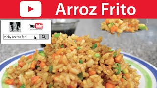 ARROZ FRITO Yakimeshi  Vicky Receta Facil [upl. by Lyreb]