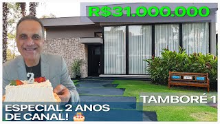 🏡✨ Mansão Luxuosa com Arquitetura Moderna e Tecnologias de Ponta  Tamboré 1  R3100000000 [upl. by Ardel]