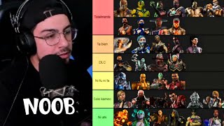 tierlist del roster perfecto de mortal kombat segun yo [upl. by Llewol]