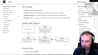 Builder  Design Patterns In Python [upl. by Lodnar]