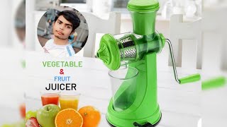 Fruit amp Vegetable Hand Juicer  100Working 😯  अब रोज घर पर जूस बनाकर पियो 😋 summer [upl. by Miguelita]