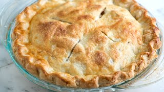 Easy Flaky Butter Pie Crust Recipe [upl. by Fennessy]