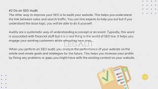 SEO Marketing School  08  Advanced Tactics [upl. by Lanti]