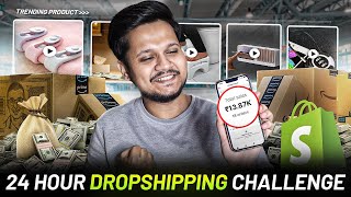 24 Hour Indian DROPSHIPPING Challenge  Live Sales amp Profit Reveal 💰🚀 [upl. by Ethelbert635]