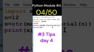 Find factorial using math module in python by codes war day4 [upl. by Aleron]