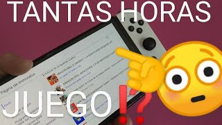 ⌛🎮 Como VER las HORAS JUGADAS en NINTENDO SWITCH OLED FÁCIL y RÁPIDO [upl. by Yona]