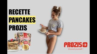 MA RECETTE PANCAKES PROZIS  SAINE amp SANS SUCRE [upl. by Fairfax]