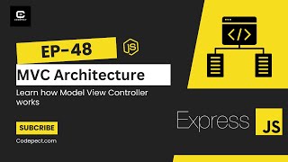 Understanding MVC Architecture in Nodejs with Express  Full Stack Development Tutorial [upl. by Tubb]