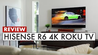 EASY TO USE 4K TV Hisense R6 TV Review  Roku Best CHEAP TV for 2020 [upl. by Ahsekam470]