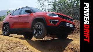 Jeep Compass Trailhawk  How far should a premium SUV go off road  PowerDrift [upl. by Arakal]