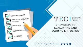 5 Key Steps to Evaluating and Scoring ERP Demos [upl. by Eylloh]